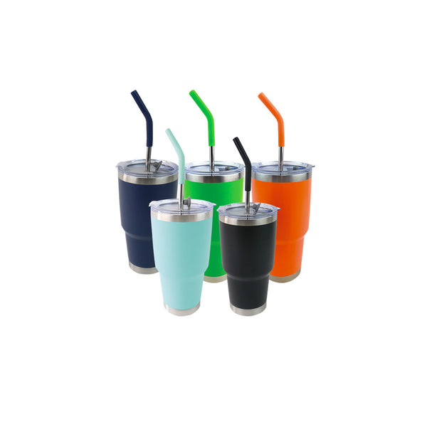Vaso Aislante 30 oz Mate con popote