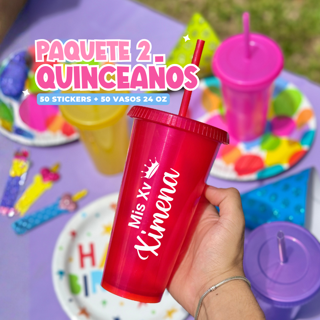 Paquete2  XV años Personalizado DTF UV
