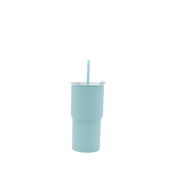 Termo curvy 20 oz - Celeste cenizo